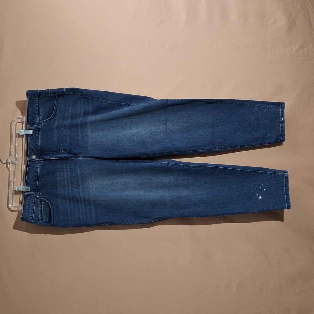 Women's Avenue Denim Skinny Jeans w/Stud Detail 18 Average